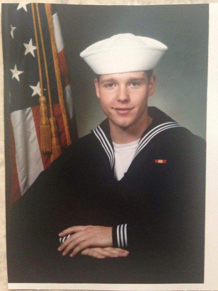 Photo of Frank in uniform