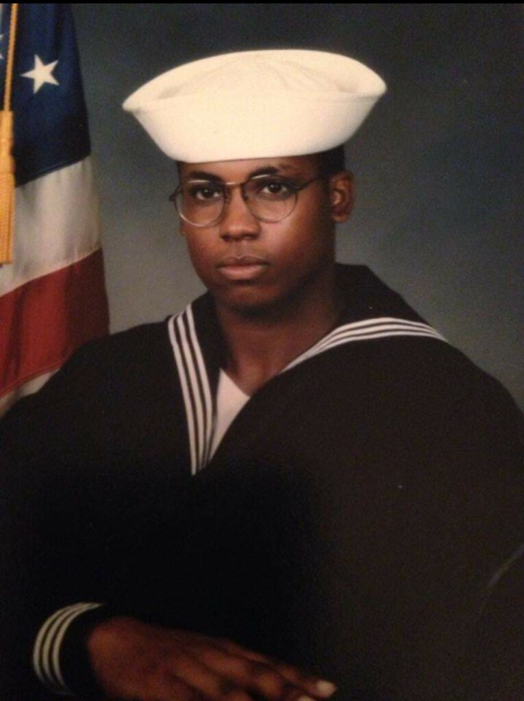 Photo of Jay in uniform